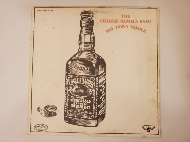 The Charlie Daniels Band Way Down Yonder vinyl record